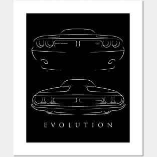 Evolution - 1971 Dodge Challenger R/T Posters and Art